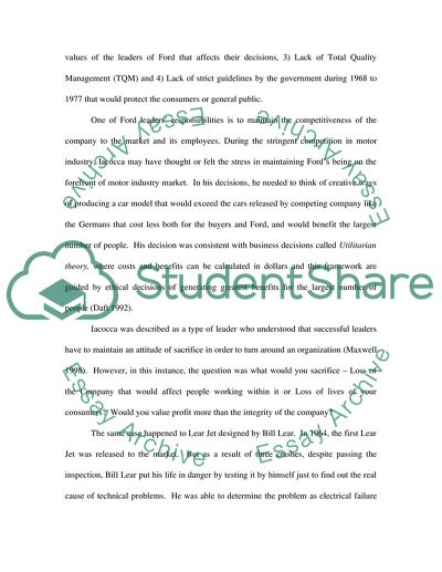 Ethics In The Workplace