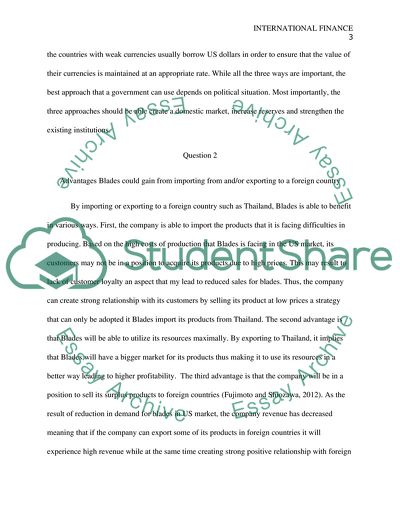 Stabilizing Weak Currency