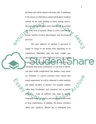 Principle of Human Nutrition