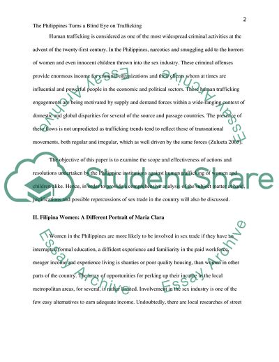 The Philippines Turns a Blind Eye on Trafficking