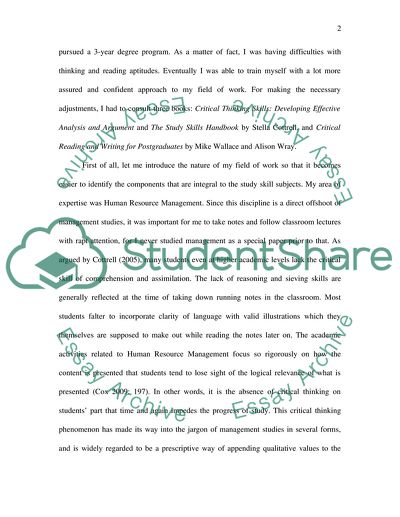 Critical Reading and Critical Thinking