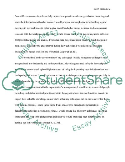 Registered Nurse Professional Development of Self and Others