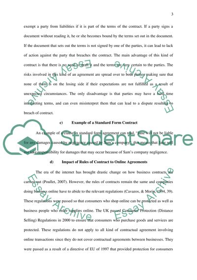 Aspects of Contract and Negligence