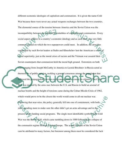 WWII and the Cold war