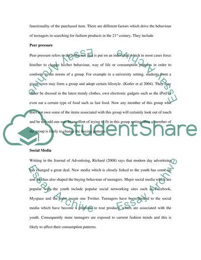 Buyer Behaviour on the 21st Century