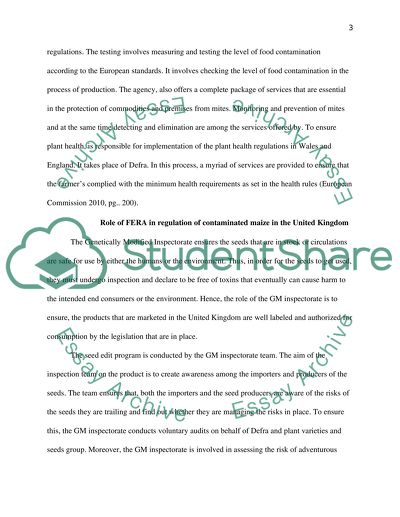 Forensic Science: GM plants