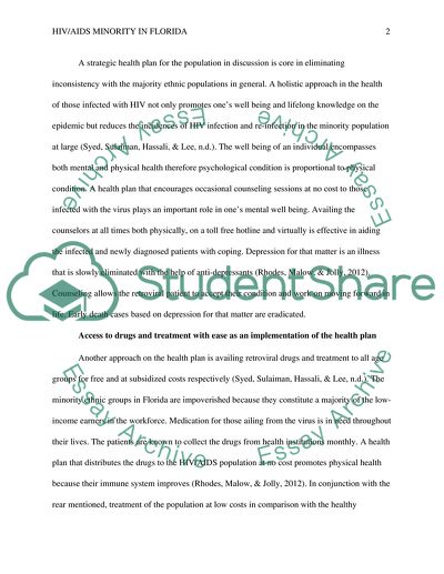 HIV/AIDS Minority in Florida