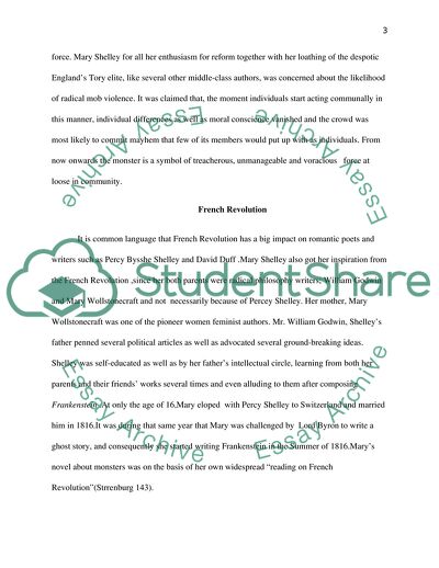 Analysis of Mary Shelleys Frankenstein