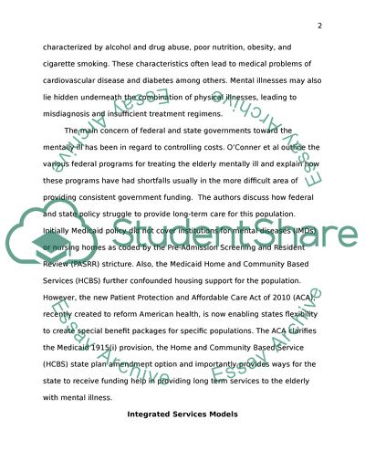 Community Health Framework and Intervention Plan