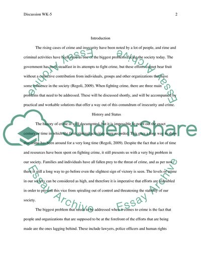 The Need to Integrate Community and Law Enforcement Efforts to Counter Crime