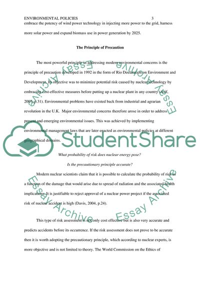 The Common Perception of Environmental Problems