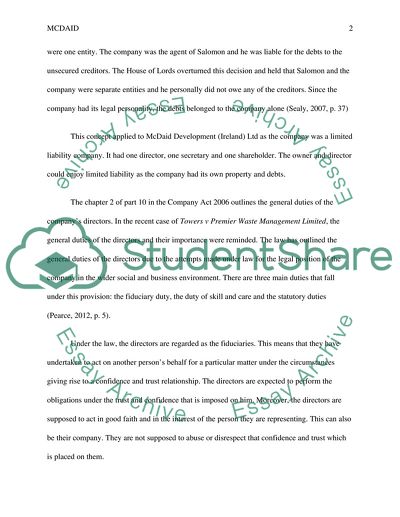 McDaid Development (Ireland) Limited