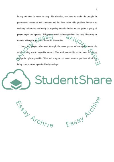 Corruption happened in China