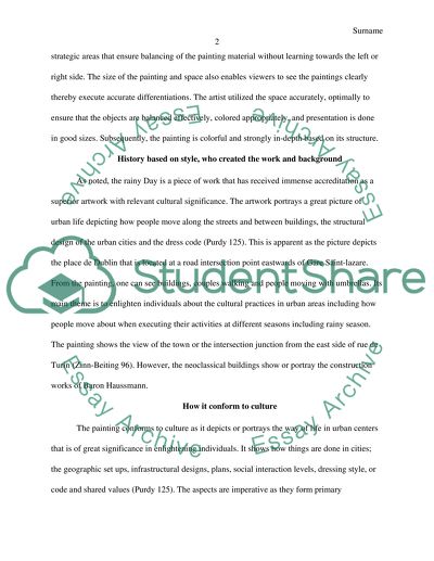 Gustave Caillebotts Rainy Day In Paris