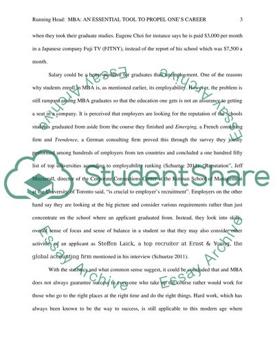 MDA: an essential tool to propel ones career