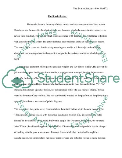 The Scarlet Letter Plot Motif