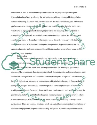 Problem of corporate social responsibility