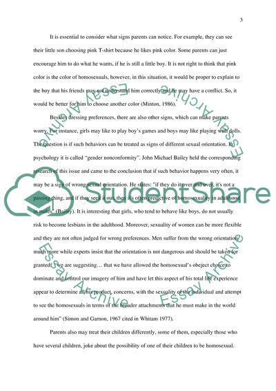 Homosexuality In Children