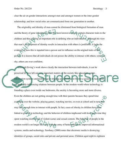 The Presentation of Self in Everyday Life by Goffman Erving