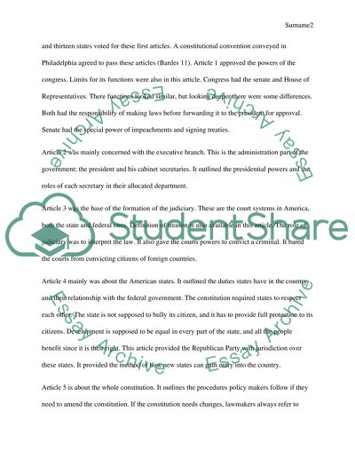 Comparison Between the American Constitution and the Italian Constitution