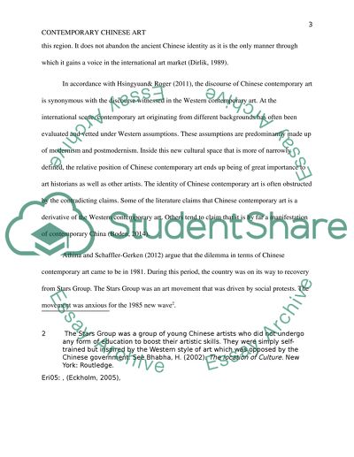 Can All Chinese Art Be Called Post Socialist Art