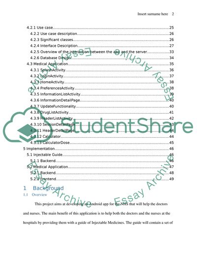 An Android App as a Guide of Injectable Medicines