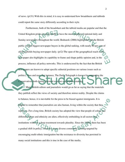 Representing the British Muslim Community in a Media