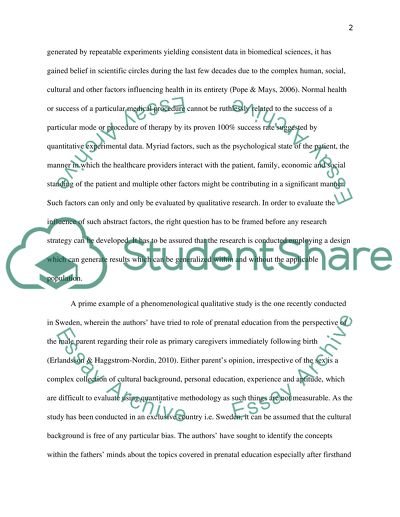 Research Methods in Health Science