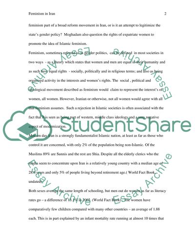 Feminism in Iran - Does Such a Thing Exist