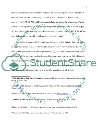 Sale of Goods and Agency Section 14