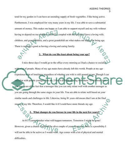 Ageing Theories, Its Concepts and Controversies