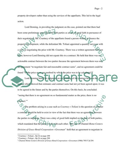 The General Principles of Contract Law