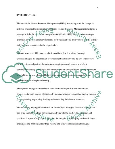 Challenges in Strategic Human Resource Management