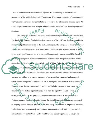 Why Did the US Become Embroiled in Vietnam