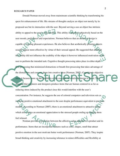 Donald Norman and his Experiences