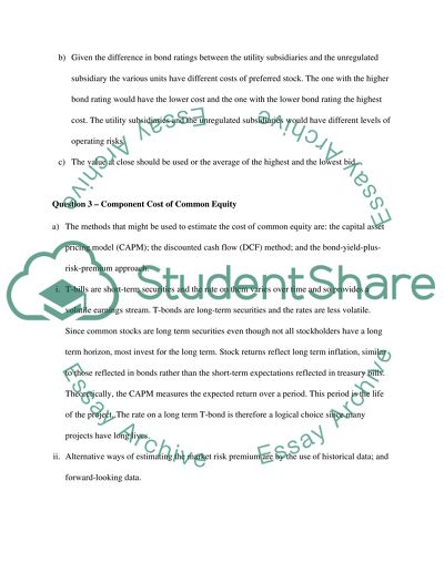 Finance and Capital Budgeting