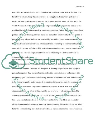 Podcast and RSS Feeds