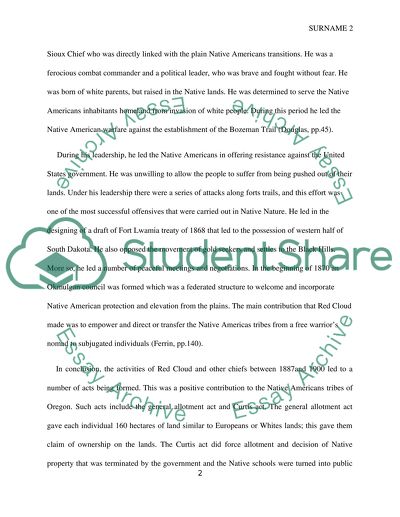 Native Americans in Oregon 1800 - 1900