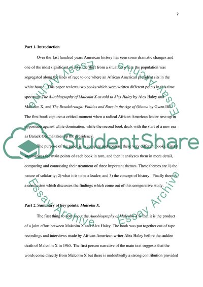 The Autobiography of Malcolm X