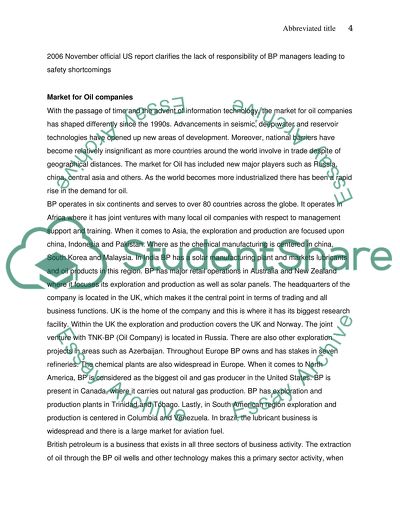 case study of british petroleum