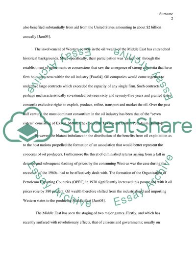 Middle Eastern Studies