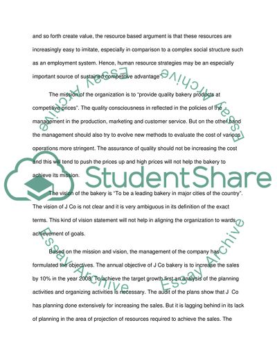 HR Audit of Jacob & Sons Bakery