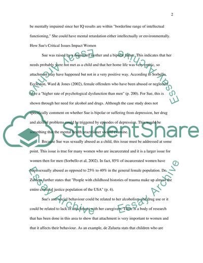 Special Needs in Forensic Mental Health - Women