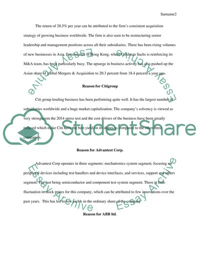 International Investing Project