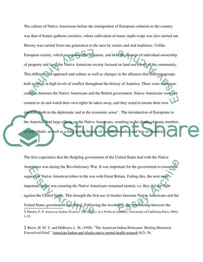 The Impact of Native Americans in Todays Society