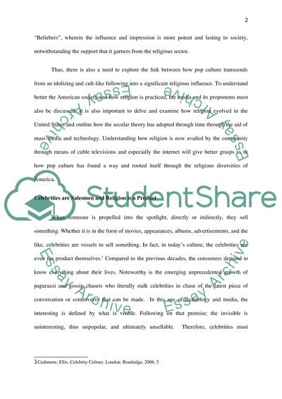 Christianity as Mediated by Americas Entertainment Culture and Justin Bieber