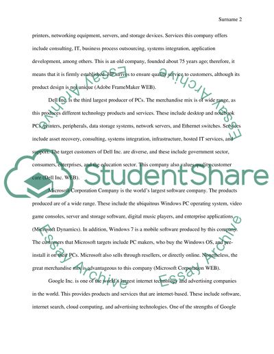 Apple Store Homework 5 - Competitive Analysis