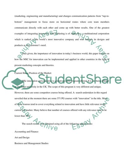 The Importance of Marketing and Innovation