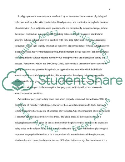 Polygraphs: How reliable can they be