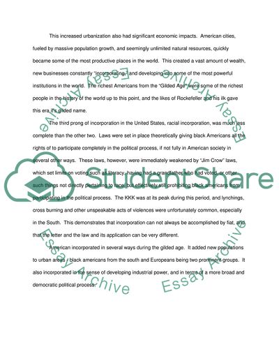 Incorporation during the Gilded Age